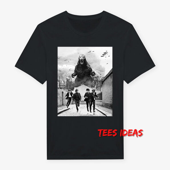 The Beatles vs Godzilla T-Shirt