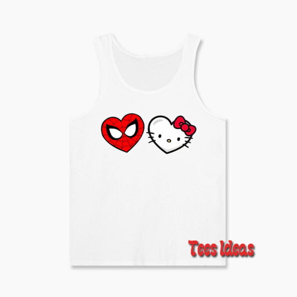 Hello Kitty and Spider-Man Tank Top