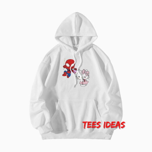 Hello Kitty and Spiderman Hoodie