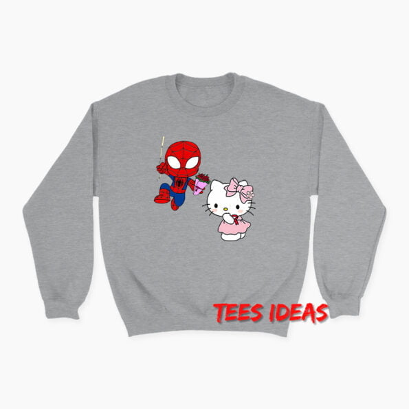 Hello Kitty and Spiderman Sweatshirt