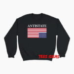 Anti State America Flag Sweatshirt