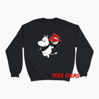 Antifa Moomin Anti Fascist Sweatshirt