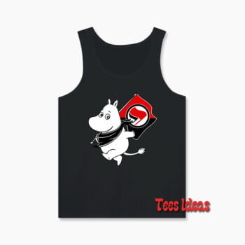 Antifa Moomin Anti Fascist Tank Top