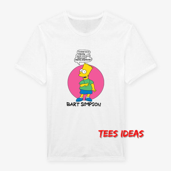 Bart Simpson I Didn't Do It T-Shirt