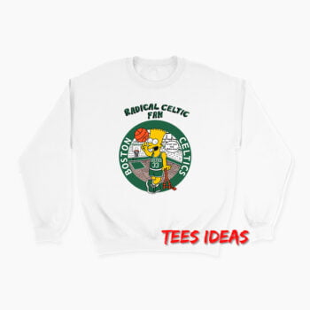 Bart Simpson Radical Boston Celtics Sweatshirt