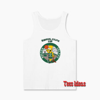 Bart Simpson Radical Boston Celtics Tank Top