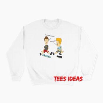 Beavis And Butt-head Skateboarding Sucks Sweatshirt