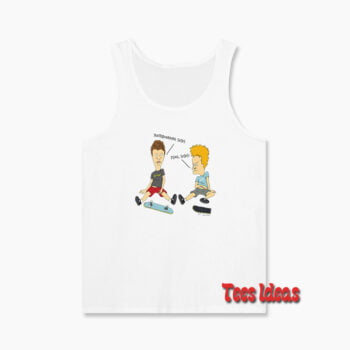 Beavis And Butt-head Skateboarding Sucks Tank Top