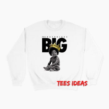 Biggie Smalls The Notorious Big Baby King Crown Sweatshirt