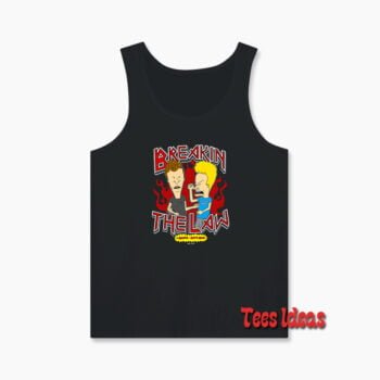 Breaking The Law Beavis And Butthead Tank Top