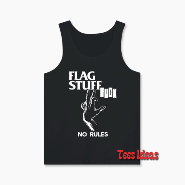 Flag Stuff Fuck No Rules Kristen Stewart Tank Top