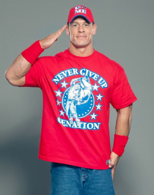 Never Give Up Cenation John Cena T-Shirt