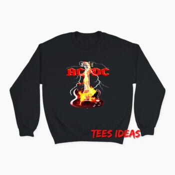 ACDC Tunderstruck Guitar Sweatshirt