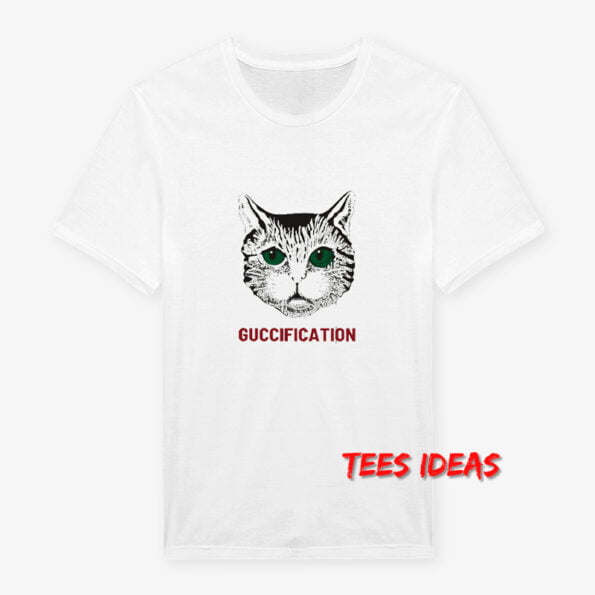 Best Gucci Fication Cat T-Shirt