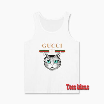 Gucci Fication Cat Collections Tank Top